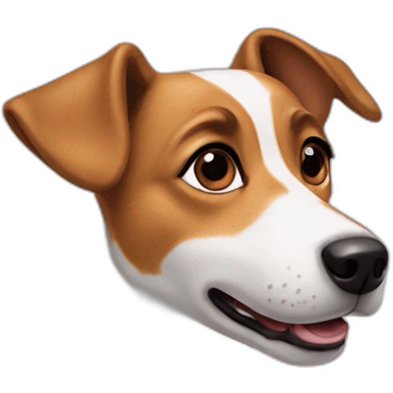 Dog jack russel emoji