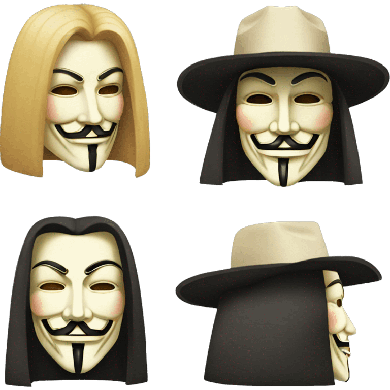 v for vendetta emoji