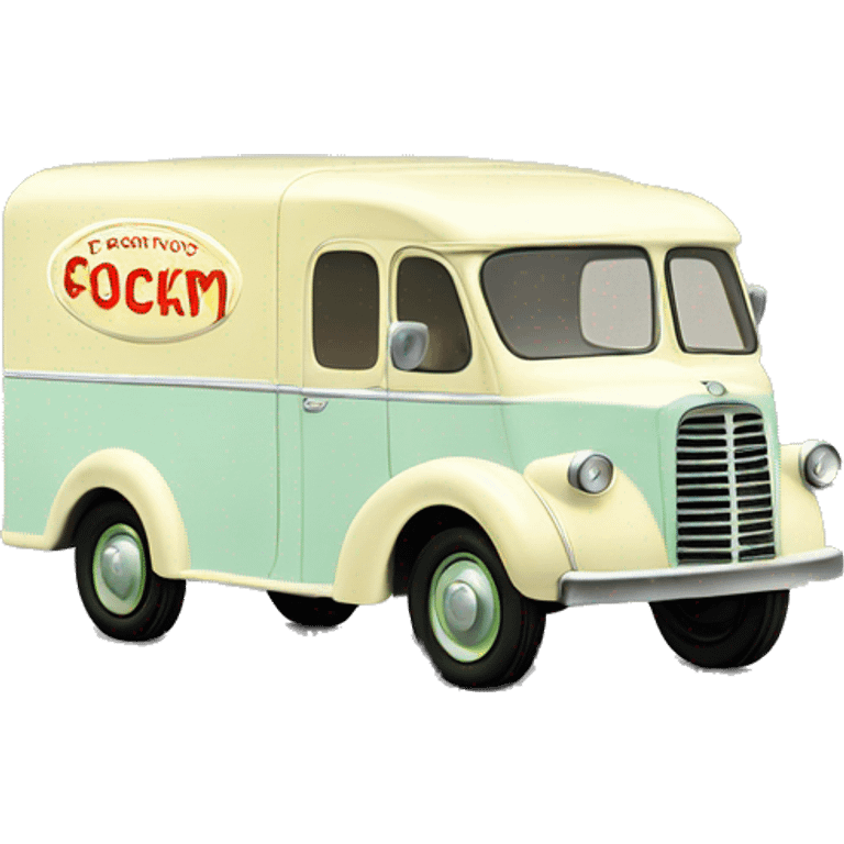 Matchbox ice cream van 1954 emoji