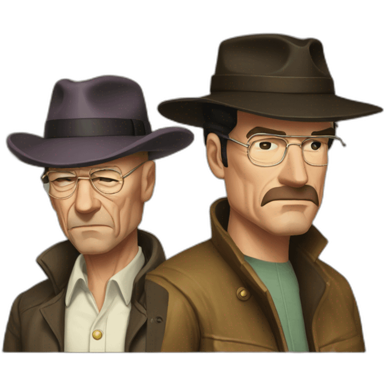 walter white and jotaro emoji