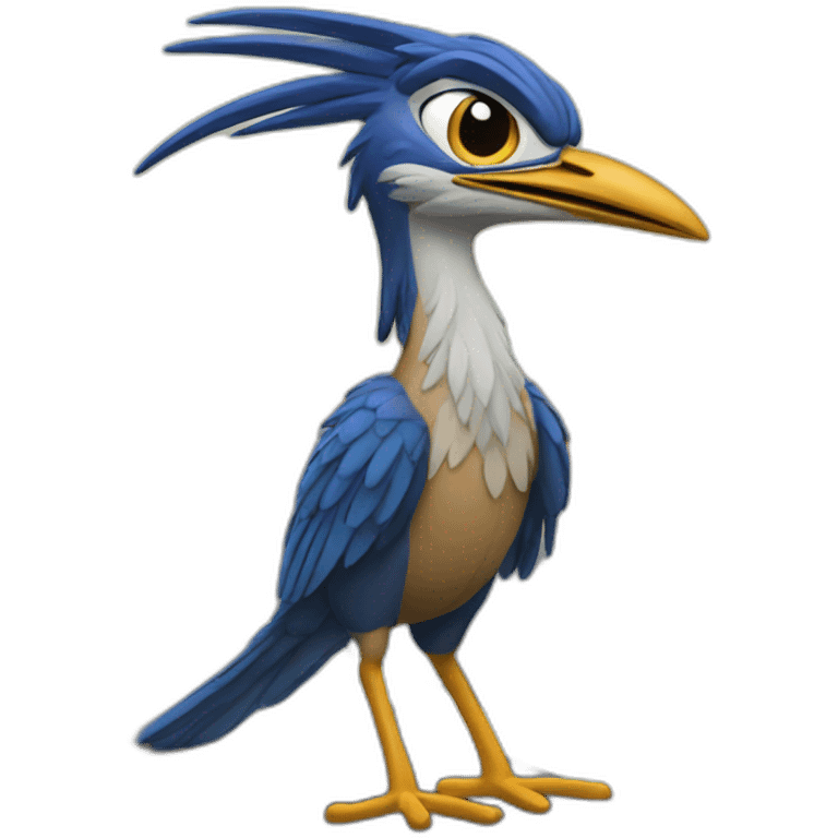 Road runner emoji