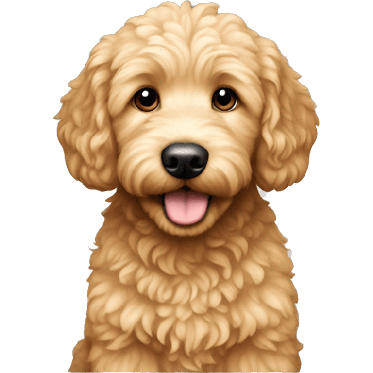 Mini golden doodle female emoji