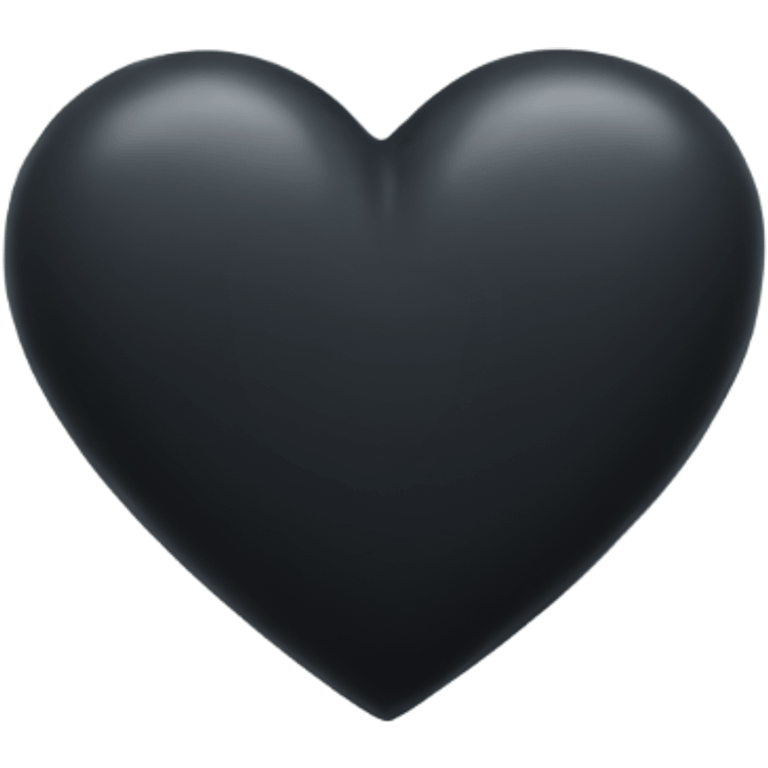 Black cloudy heart emoji