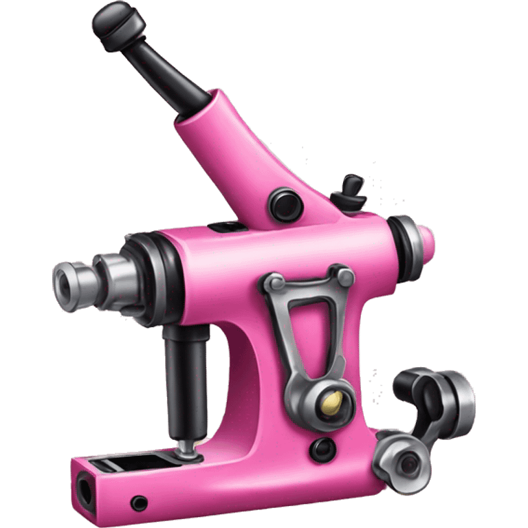 Pink tattoo machine emoji