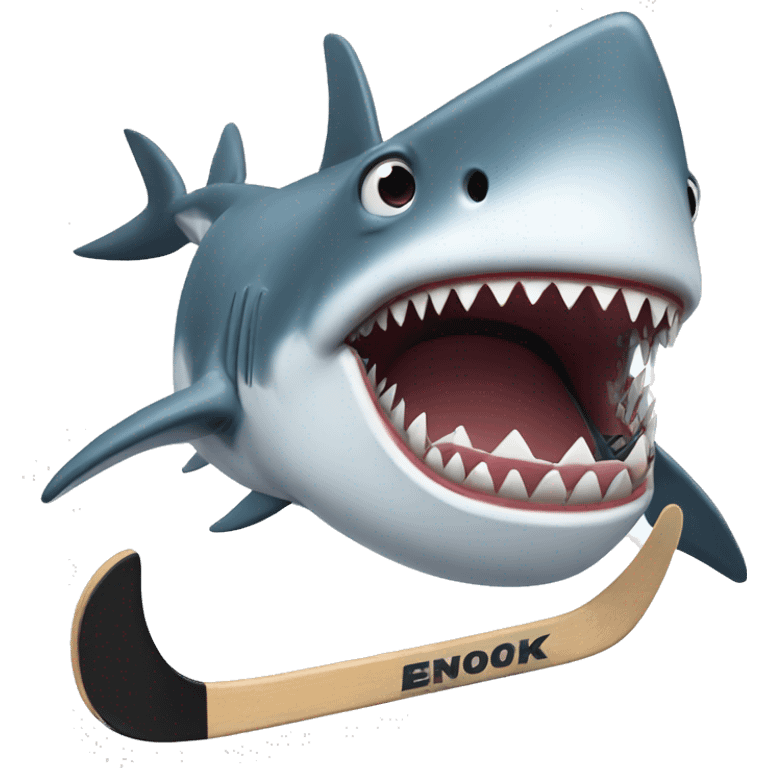 shark hockey emoji