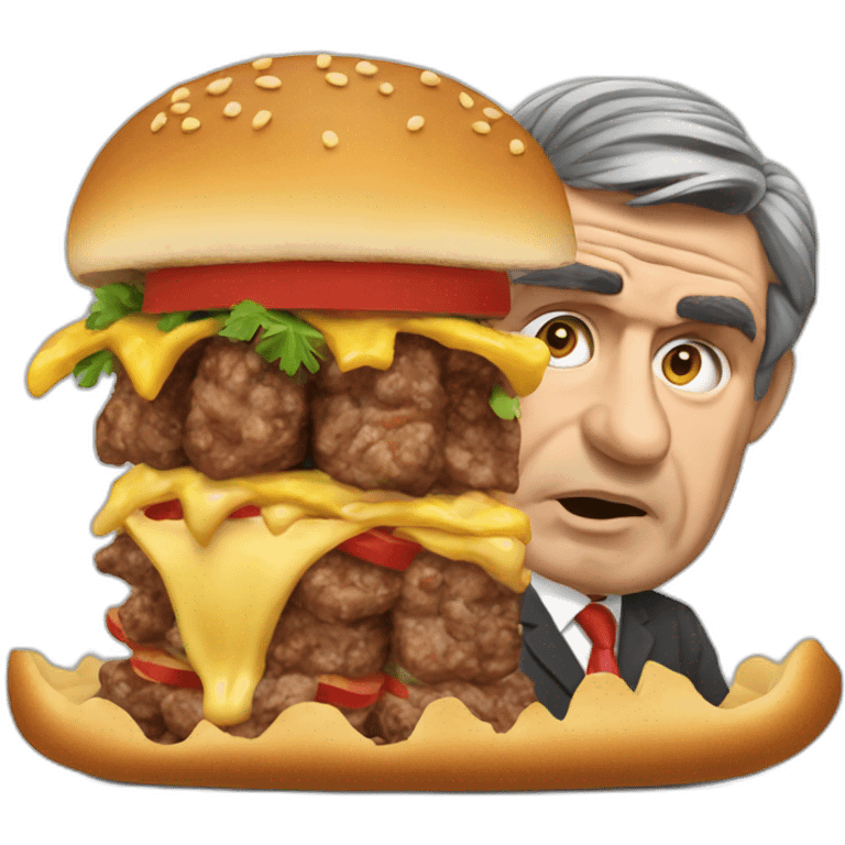 Gordon Brown kebab eating competition emoji