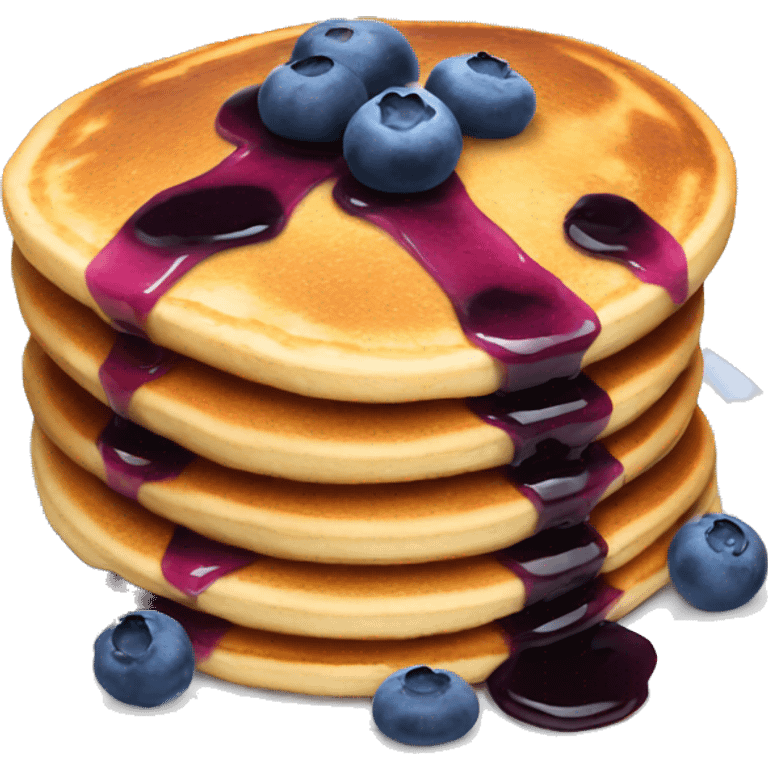 blueberry pancakes emoji