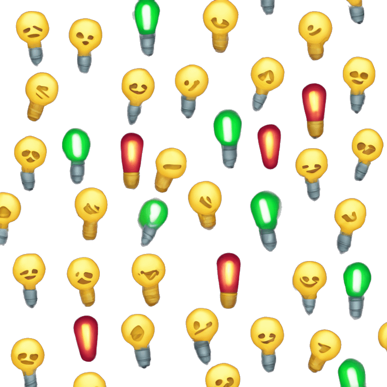 christmas lights  emoji