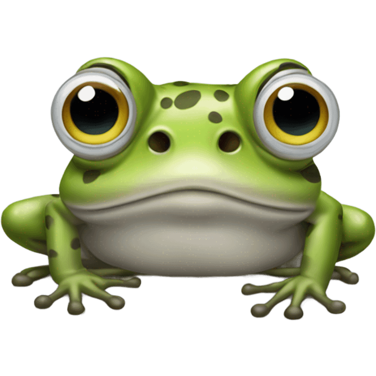 Senior frog  emoji