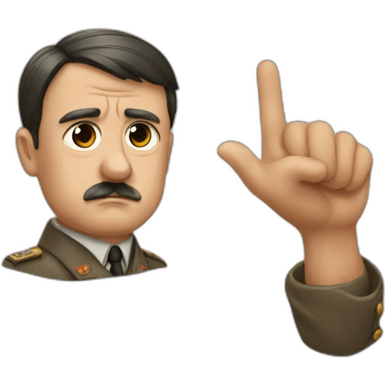 Hitler et son signe emoji