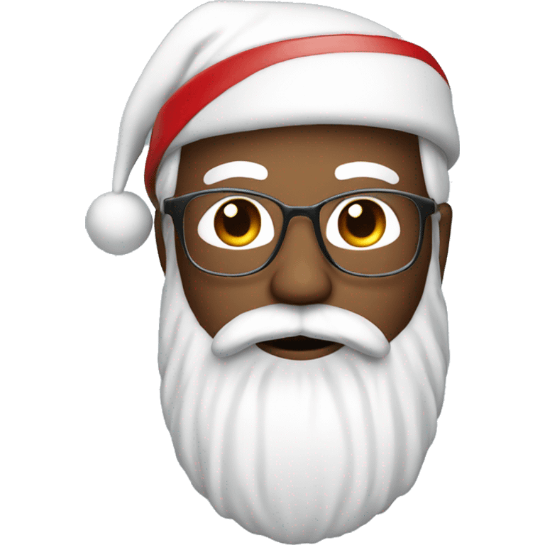 Santa with doctor set toy emoji