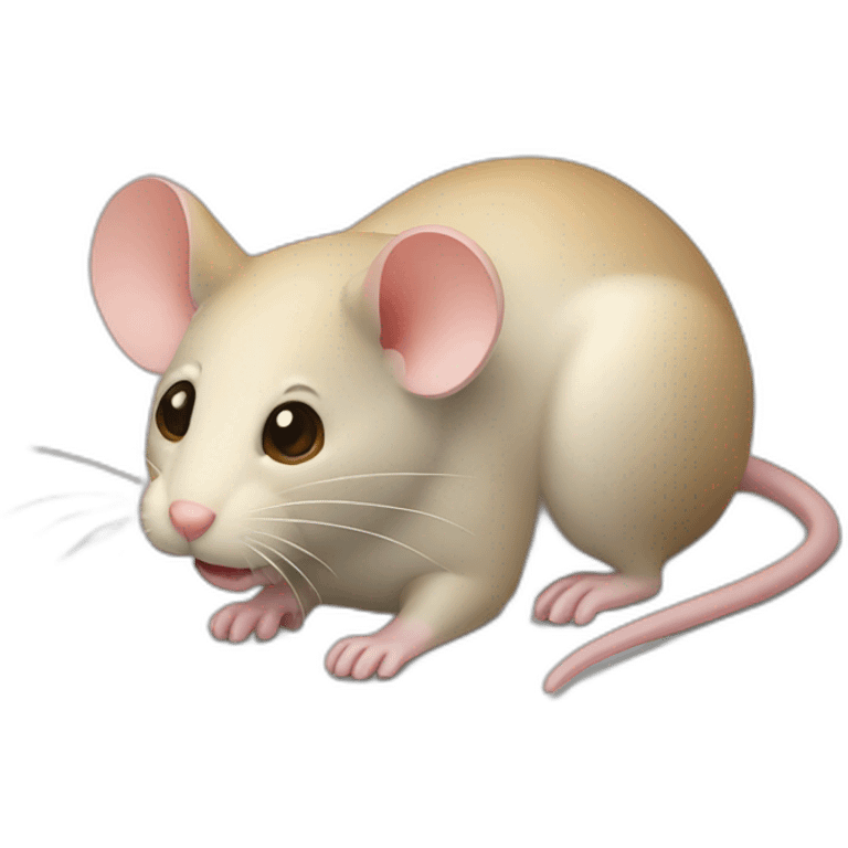 lab mouse top view emoji