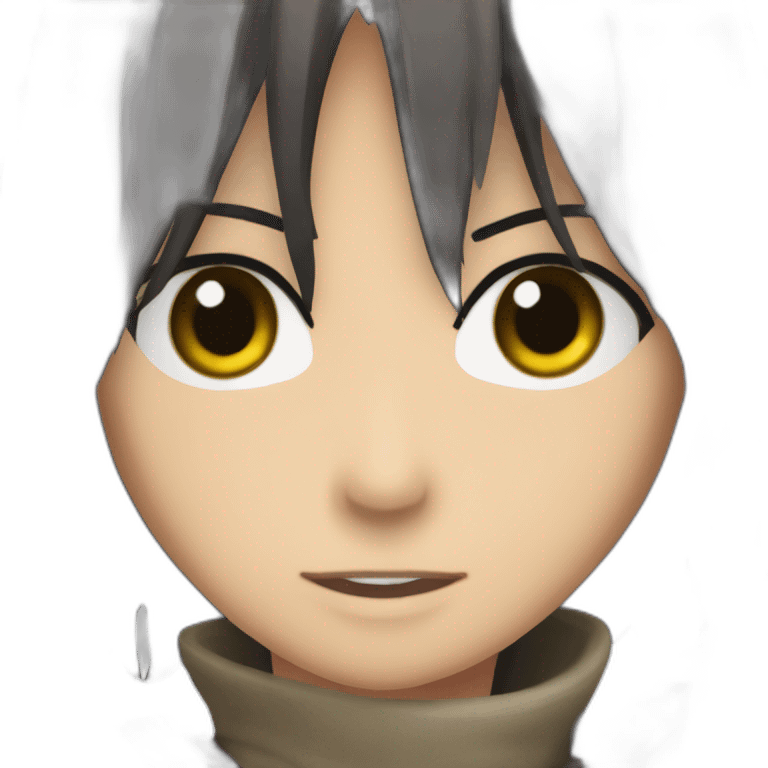 mikasa ackerman fight emoji