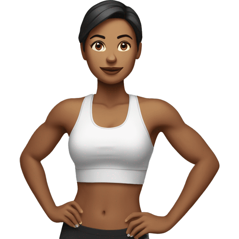 fitness woman emoji