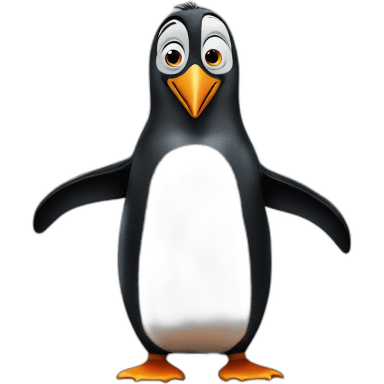 PENGUIN FROM THE MOVIE MADAGASCAR emoji