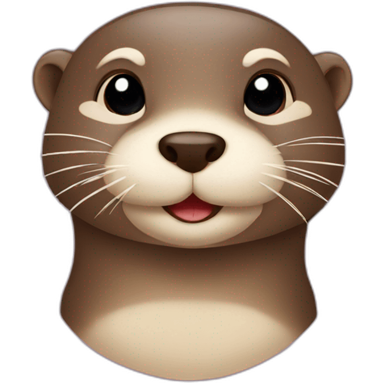 otter in love emoji