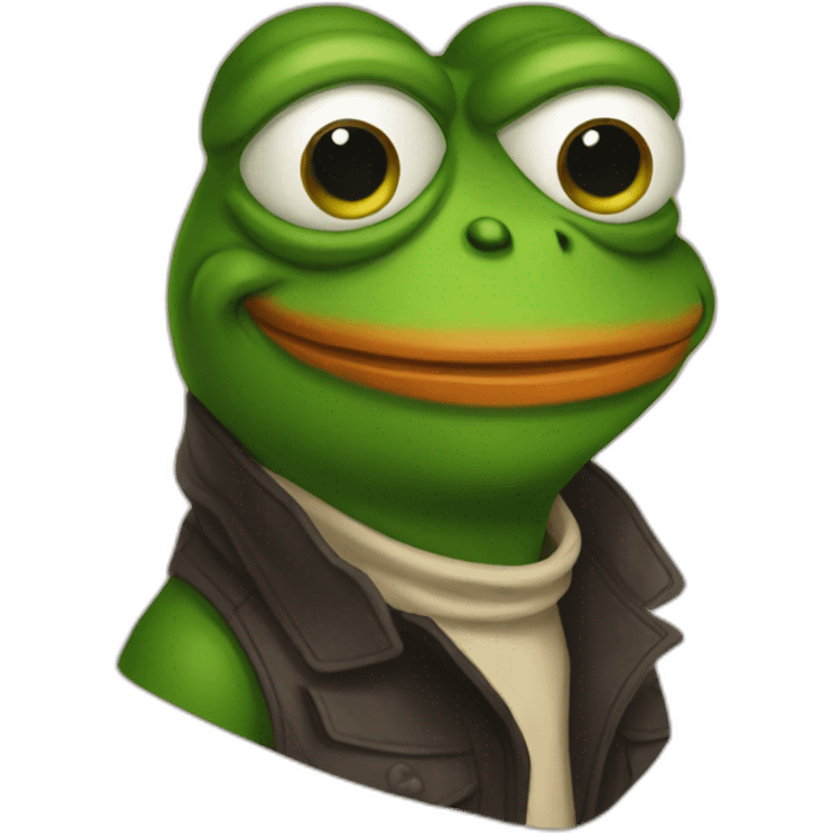 pepe the frog orange color theme emoji