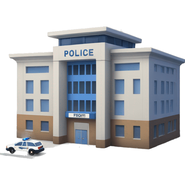 a police station emoji