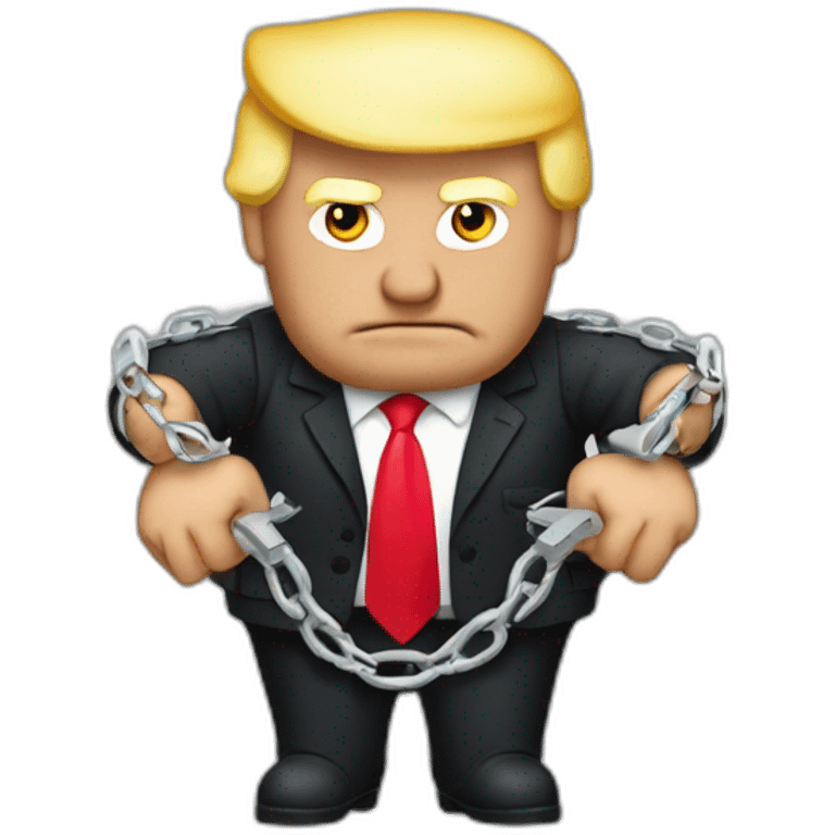 trump-in-handcuffs emoji