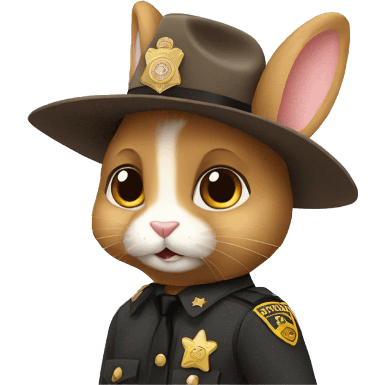 deputy bunny emoji