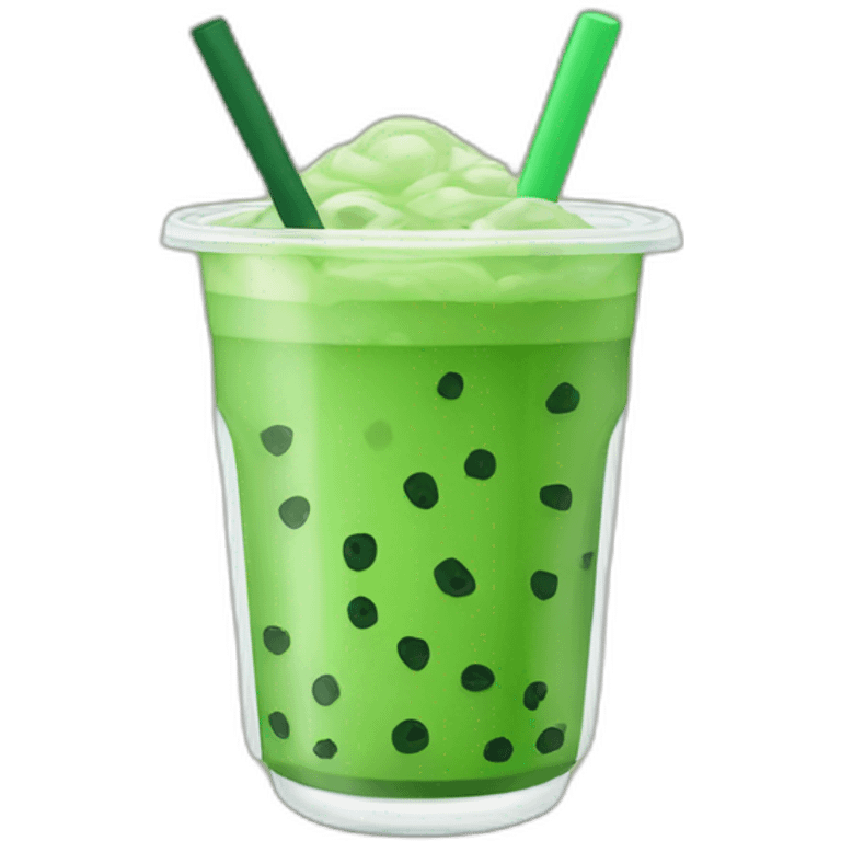 Green Boba Tea emoji