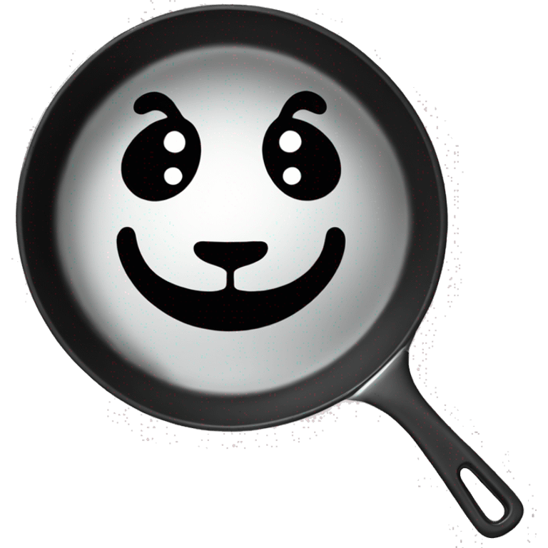 pandashape frying pan  emoji