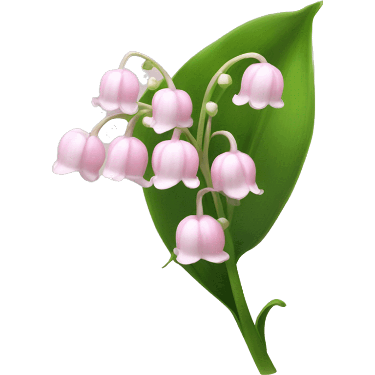 Light pink lily of the valley  emoji