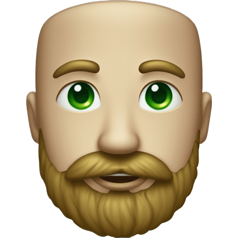 Homme cheuveu boucle aux yeux vert avec une barbe qui fait un bisous avec un coeur emoji