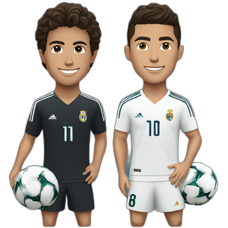 João Félix and Cristiano Ronaldo  emoji