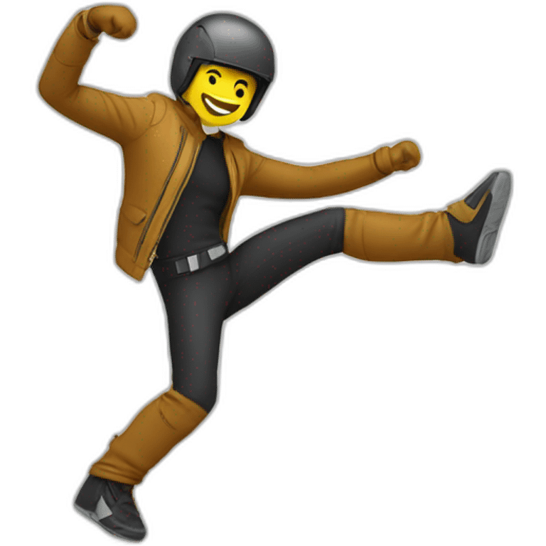 Moto qui danse emoji