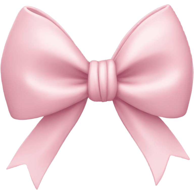 A light pink bow  emoji