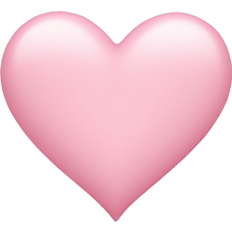 Light pink heart emoji