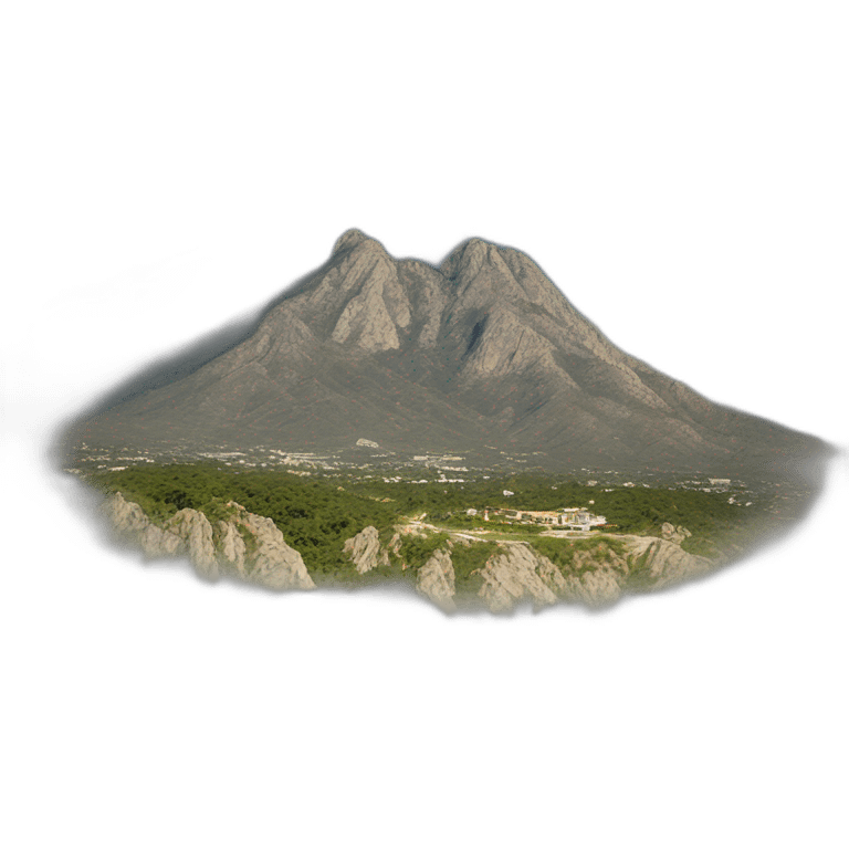 Cerro de la silla.monterrey emoji