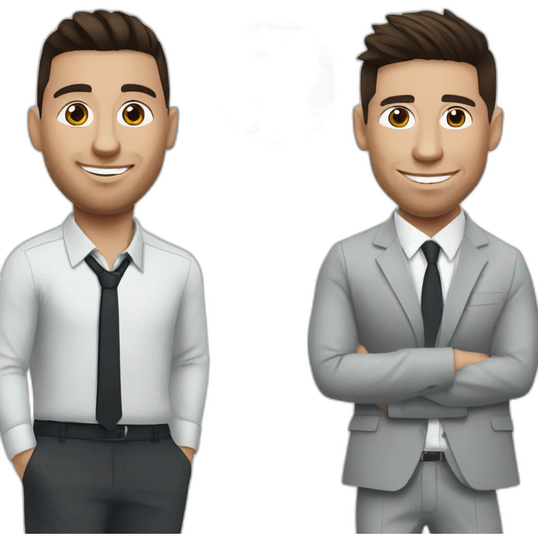 Ronaldo et messi emoji