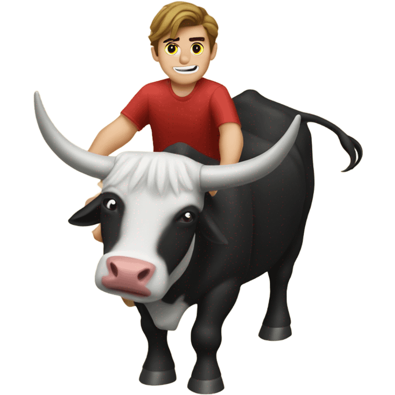 mr beast on a bull emoji