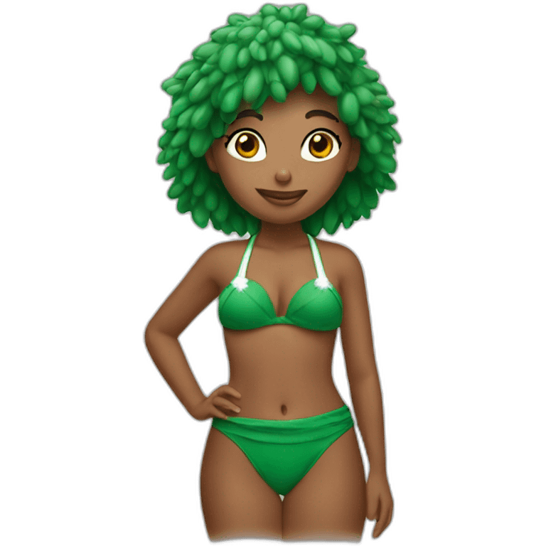 Chirstmas bikini emoji