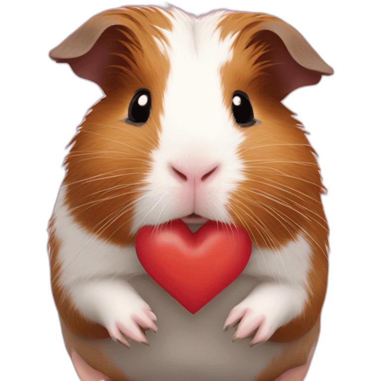 guinea pig heart emoji