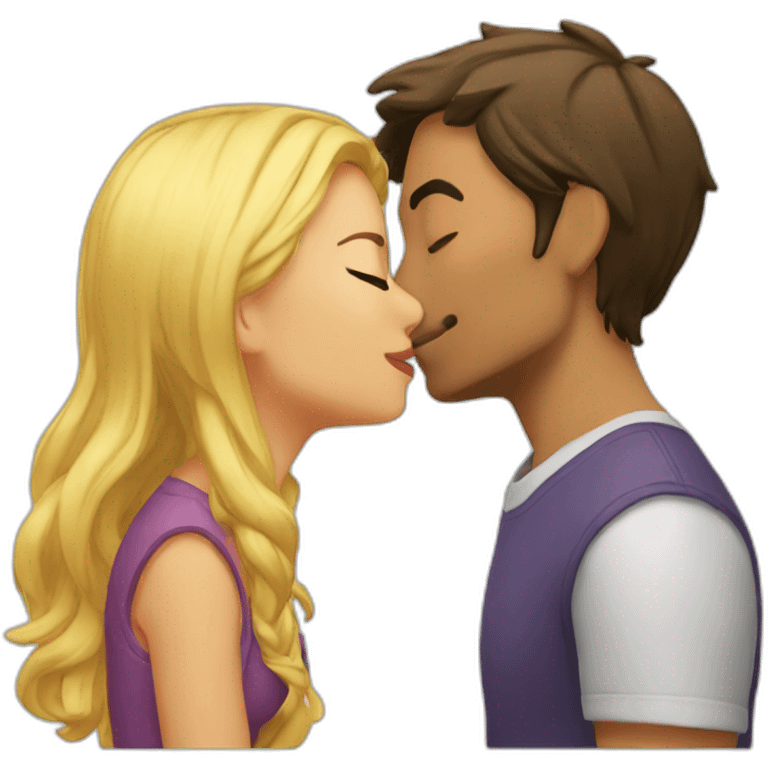 Luz and amity kiss emoji