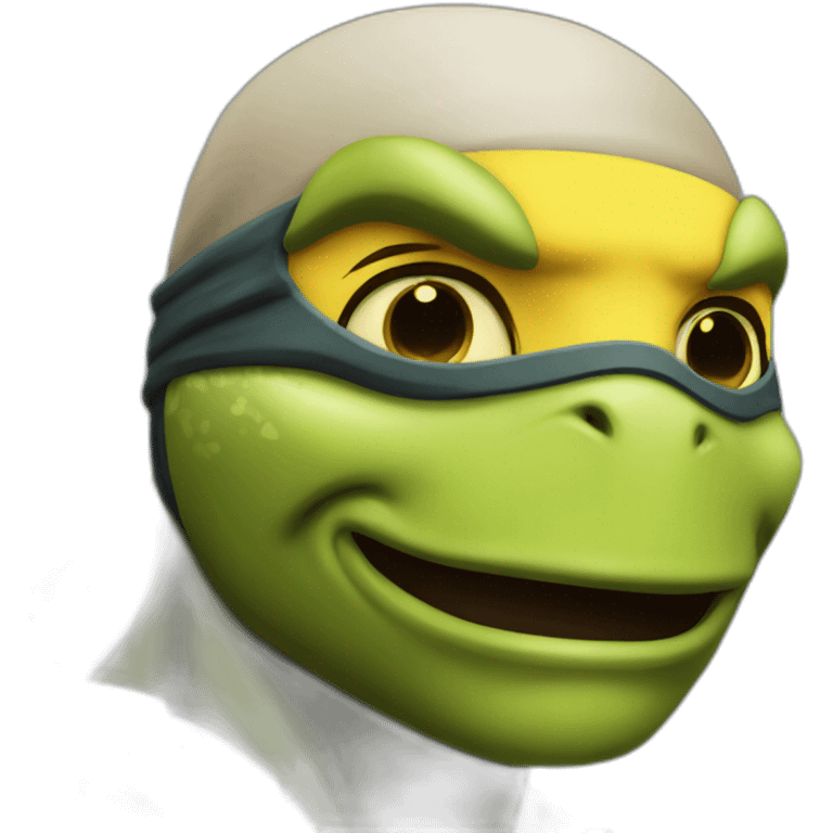 Yellow Masked Ninja Turtle emoji