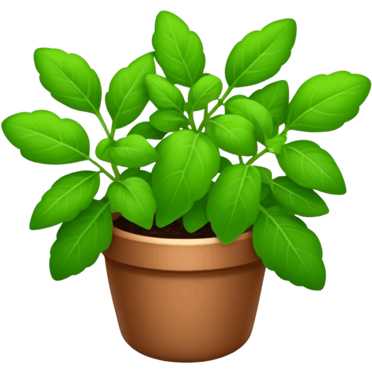 Cinematic Realistic Oregano Emoji, Bold and aromatic, with dark green leaves that radiate flavor and warmth. The plant’s rounded leaves create a lush, hearty growth, while the distinct scent invites comfort and coziness. Soft glowing outline, capturing the essence of bold flavor and herbal richness in a sprig of oregano! emoji