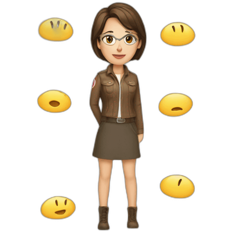 Woman rallye emoji