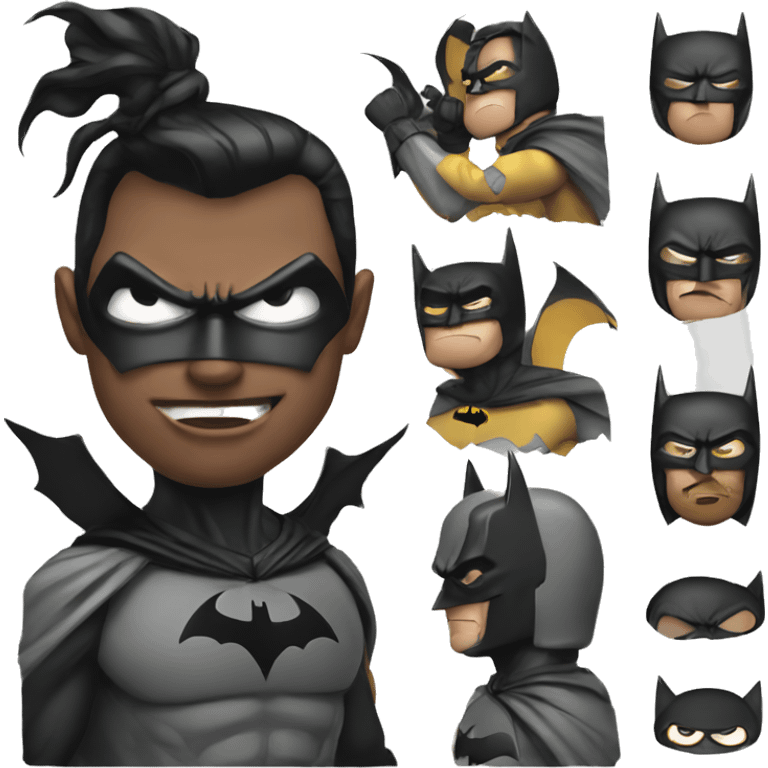 Batman comic style emoji