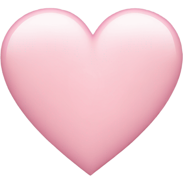 Light pink heart  emoji