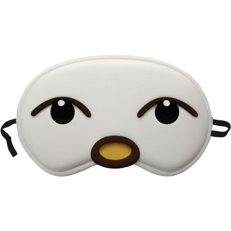 A sleeping mask emoji