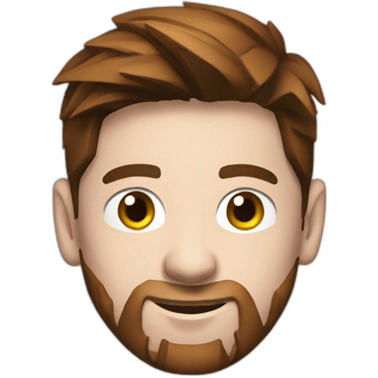 Messi con traje emoji