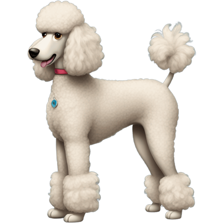 Standard poodle emoji