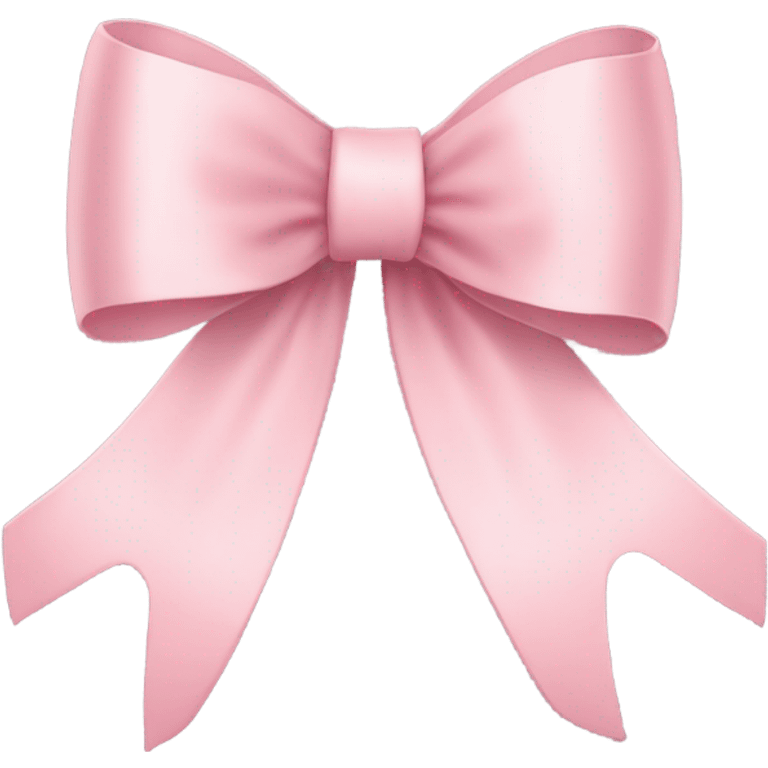 light pink ribbon bow emoji