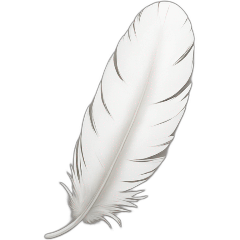 White feather emoji