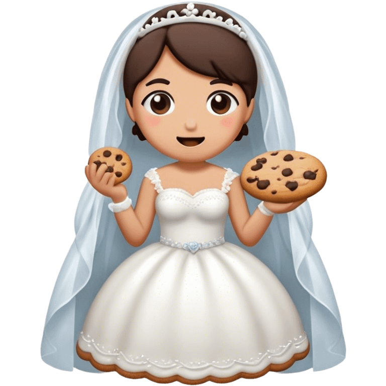 Cookie bride hungry emoji