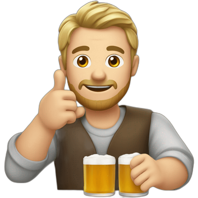 Inoxtag qui boit de la bière emoji